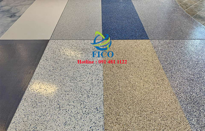 Sơn Epoxy Giả Đá Cho Sàn Bê Tông Từ Khâu Trình Mẫu Đến Thi Công Hoàn Thiện Tại Dự Án Resort Mũi Né